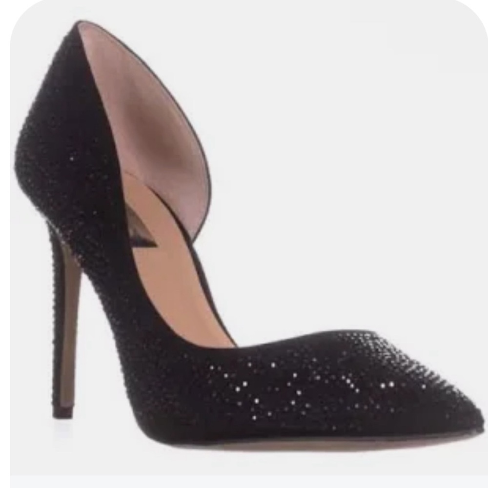 Black sparkly shoes